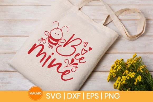 Bee Mine Valentine SVG Quote