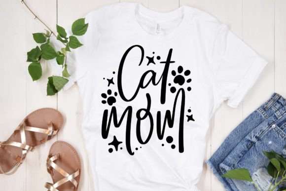 Cat Mom Funny Cat SVG Quote: Graphics for Crafts & Branding