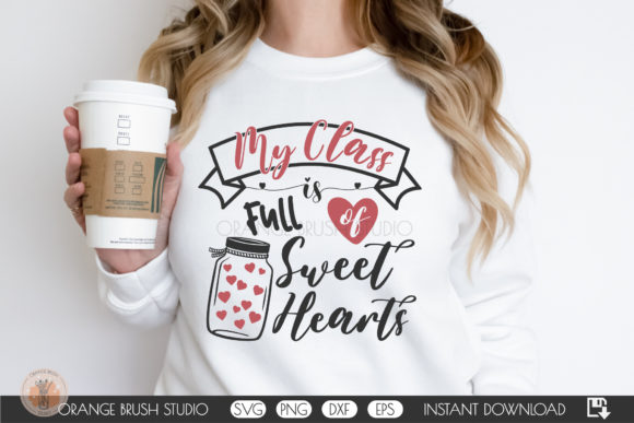 Class is Full of Sweet Hearts SVG Quote: Crafts & Graphics