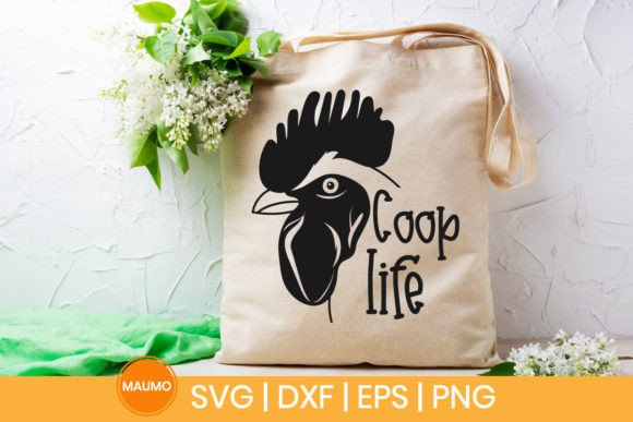 Coop Life Farm SVG Quote: Graphics for Crafts & Branding
