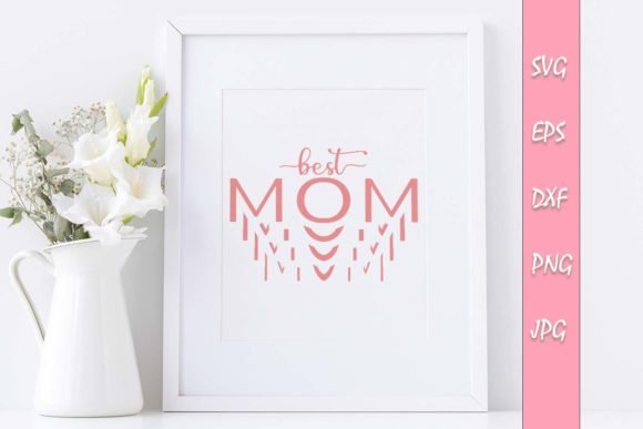 Mom Saying SVG Quote File: Graphics for Crafts & Content
