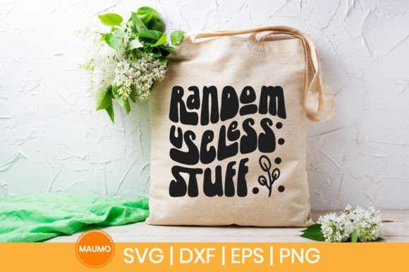 Random Useless Stuff Totebag SVG Graphics for Crafts